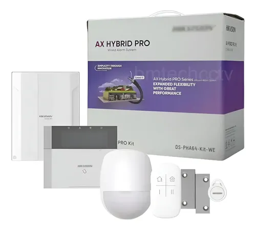 Kit de alarma Hikvision AX Hybrid PRO para hogares, negocios y empresas en Ibarra e Imbabura